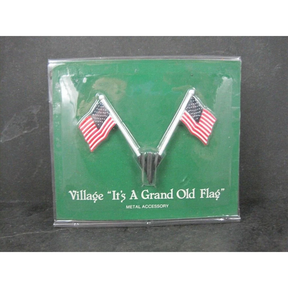 Dept 56 General Village Accessory Its A Grand Old Flag 54178